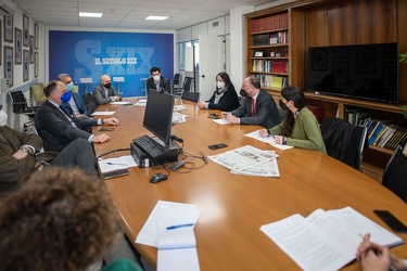 Genova, redazione Secolo XIX - forum con candidato Ariel Dello S