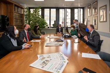 Genova, redazione Secolo XIX - forum con candidato Ariel Dello S