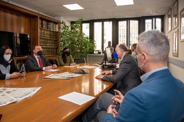 Genova, redazione Secolo XIX - forum con candidato Ariel Dello S