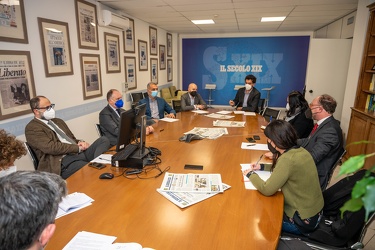 Genova, redazione Secolo XIX - forum con candidato Ariel Dello S