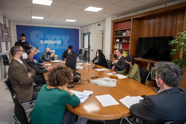 Genova, redazione Secolo XIX - forum con candidato Ariel Dello S