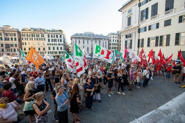 Genova, piazza Matteotti - chiusura campagna elettorale per Arie