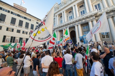 Genova, piazza Matteotti - chiusura campagna elettorale per Arie