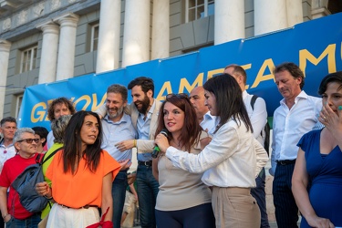 Genova, piazza Matteotti - chiusura campagna elettorale per Arie