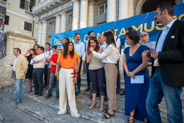 Genova, piazza Matteotti - chiusura campagna elettorale per Arie