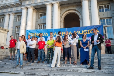 Genova, piazza Matteotti - chiusura campagna elettorale per Arie