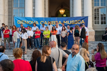 Genova, piazza Matteotti - chiusura campagna elettorale per Arie