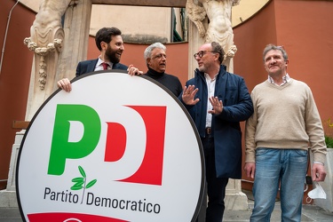 Genova, palazzo rosso - presentazione logo partito democratico p