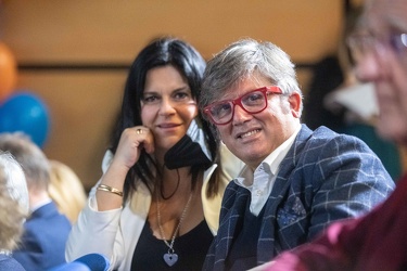 Genova, auditorium acquario - presentazione logo Giovanni Toti