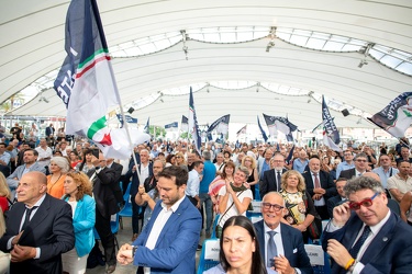 Genova, porto antico - Giorgia Meloni, presidente fratelli d'Ita