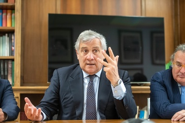 Genova, Antonio Tajani intervistato nella redazione del secolo x