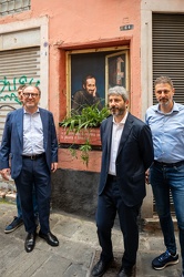 Genova, visita del presidente della camera Roberto Fico