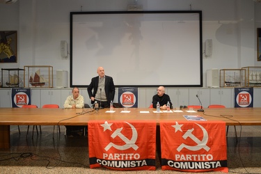 Genova, sala CAP via Albertazzi - Marco Rizzo partito comunista 