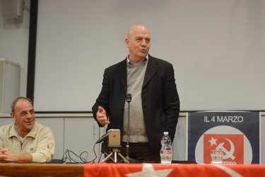 Genova, sala CAP via Albertazzi - Marco Rizzo partito comunista 