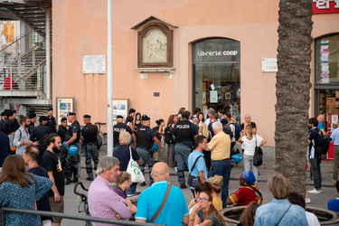 Genova, comizio Giorgia Meloni elezioni politiche