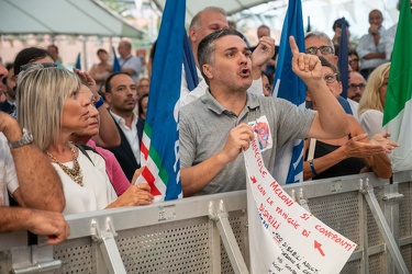 Genova, comizio Giorgia Meloni elezioni politiche