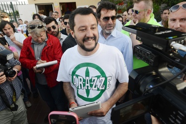 Genova - un'altra discesa a Genova di Matteo Salvini,