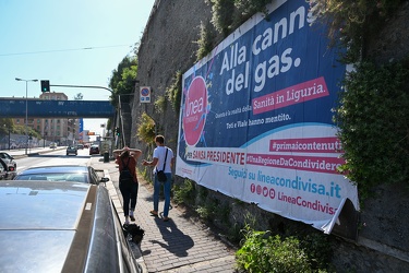 Genova campagna elettorale regionali 2020 - affissioni