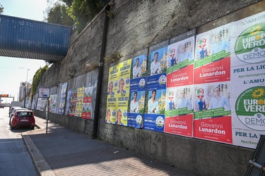 Genova campagna elettorale regionali 2020 - affissioni