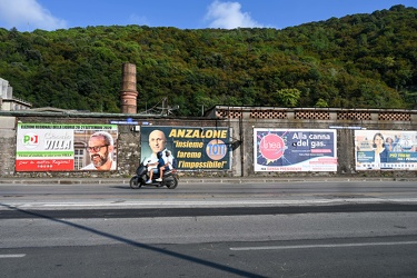 Genova campagna elettorale regionali 2020 - affissioni