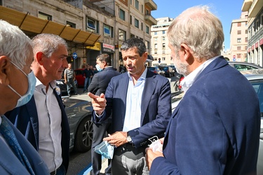 Genova, via Savona - presentazione candidati Forza Italia alle e