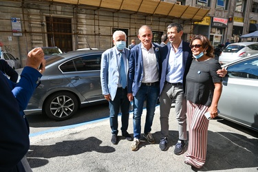 Genova, via Savona - presentazione candidati Forza Italia alle e