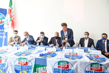 Genova, via Savona - presentazione candidati Forza Italia alle e