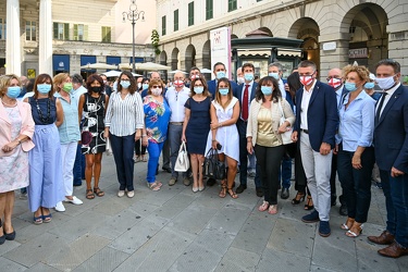 Genova, campagna elettorale elezioni regionali 2020 - presentazi