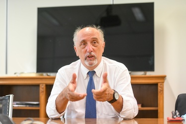 Genova, redazione Secolo XIX - intervista a candidato Aristide M