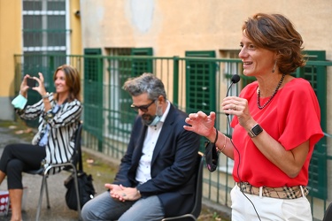 Genova, Pegli - cooperativa Ominibus - visita ministra Elena Bon