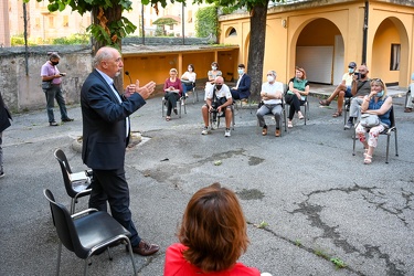 Genova, Pegli - cooperativa Ominibus - visita ministra Elena Bon