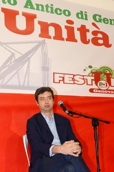 Genova - festa dell'Unit√† 2014 - dibattito con il ministro Andr