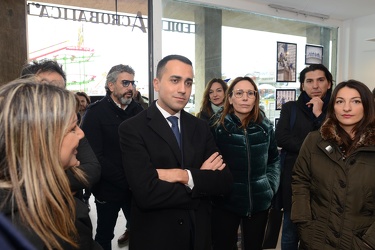 Genova - candidato Premier movimento 5 stelle Luigi Di Maio in v