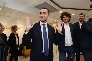 Genova - candidato Premier movimento 5 stelle Luigi Di Maio in v