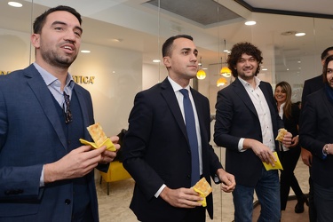 Genova - candidato Premier movimento 5 stelle Luigi Di Maio in v