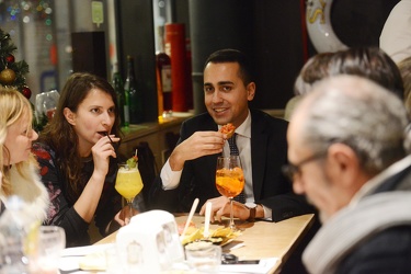 Genova, bar la Goletta - aperitivo 5 stelle con Luigi Di Maio