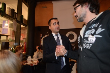 Genova, bar la Goletta - aperitivo 5 stelle con Luigi Di Maio