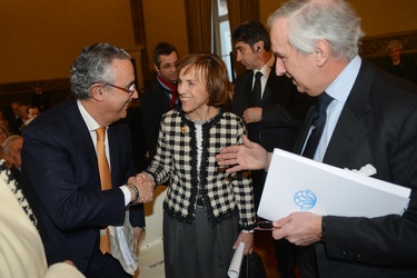 Genova - ministro sviluppo economico Elsa Fornero in visita a Ge