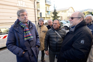 Genova, via Fillak - visita del parlamentare del partito democra