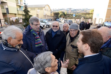 Genova, via Fillak - visita del parlamentare del partito democra