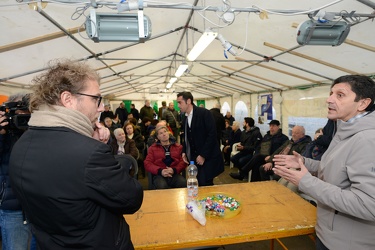 Genova, via Fillak - visita del parlamentare del partito democra