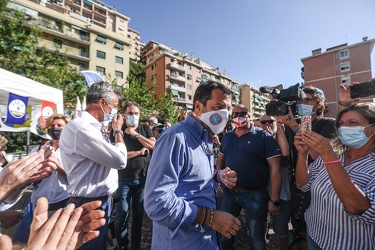 Salvini contestazione via Napoli 01092020-4656