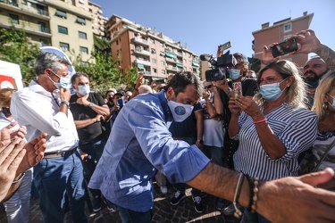 Salvini contestazione via Napoli 01092020-4662