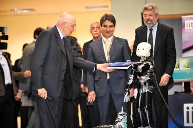 Ge - IIT visita Napolitano