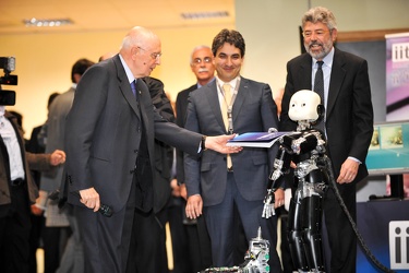 Ge - IIT visita Napolitano