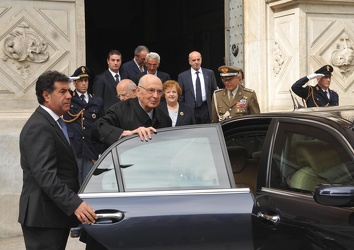 presidente della repubblica Giorgio Napolitano