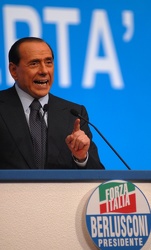 Silvio Berlusconi a Genova