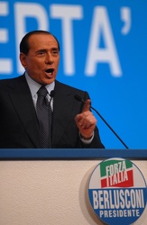 Silvio Berlusconi a Genova