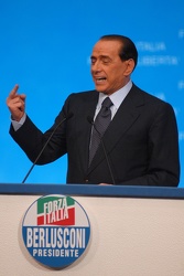 Silvio Berlusconi a Genova