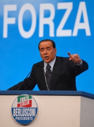 Silvio Berlusconi a Genova